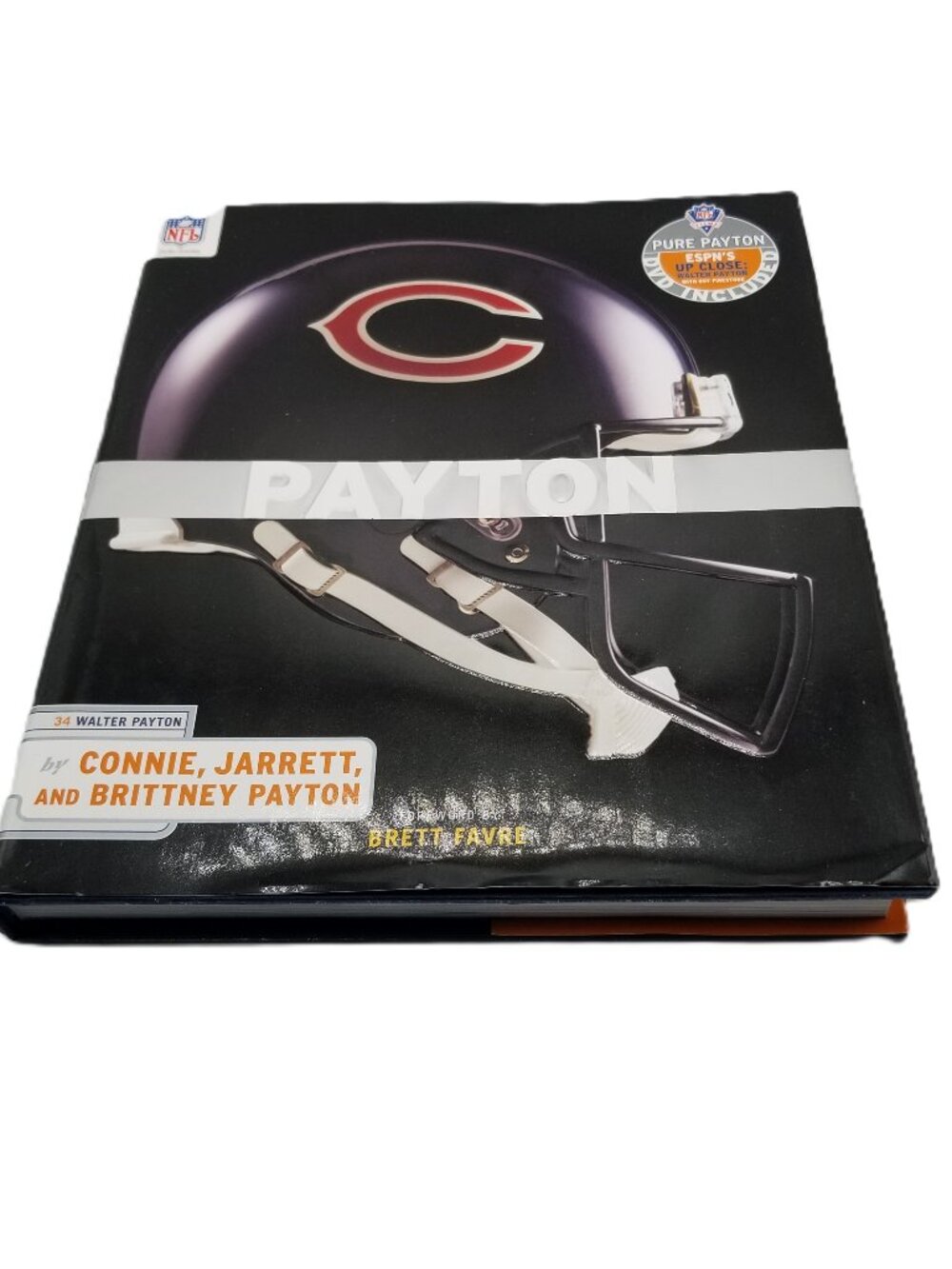 Walter Payton Book DVD Bears Biography Hardcover